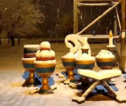 بارش برف نوروزی در آذربایجان شرقی