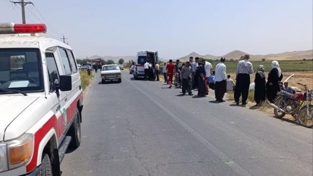 حادثه رانندگی در محور بوکان به میاندوآب ۵ مصدوم برجا گذاشت 