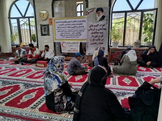 خدمات بهداشتی  درمانی رایگان در در روستای قم قلعه مهاباد