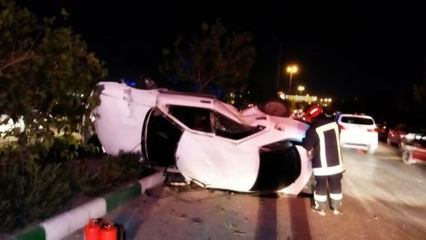 ۲ نفر بر اثر واژگونی خودرو در محور میاندوآب - مهاباد جان باختتد
